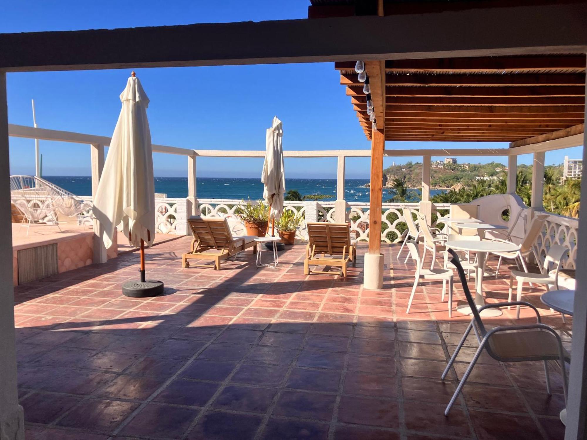 Hotel Flor De Maria Puerto Escondido  Exteriör bild